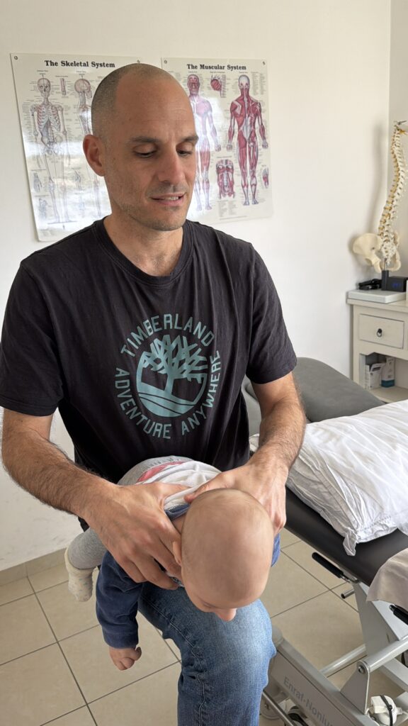 חשיפת צוואר אצל תינוקות